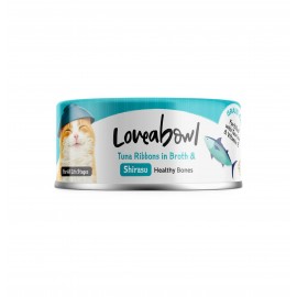 Loveabowl 壯骨吞拿魚+白飯魚貓罐頭 70g